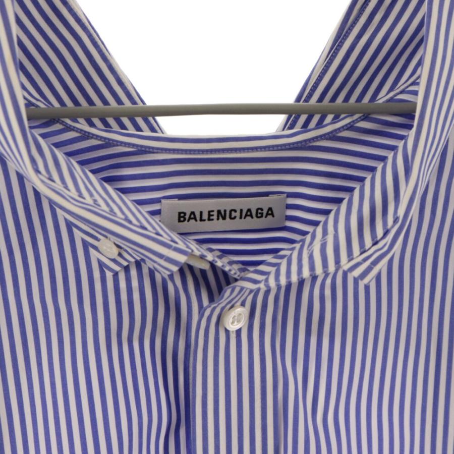 BALENCIAGA バレンシアガ ストライプシャツ ボタンダウン BALENCIAGA バレンシアガ ストライプシャツ ボタンダウン