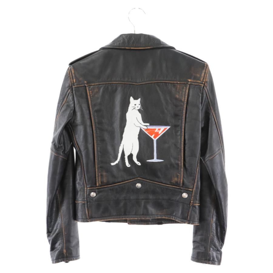 サンローランパリ 17AW 伊勢丹限定 L01 CAT&COCKTAIL 猫とカクテル 