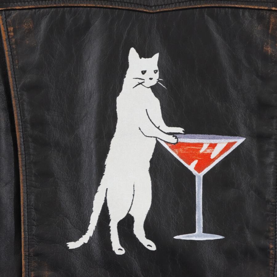 サンローランパリ 17AW 伊勢丹限定 L01 CAT&COCKTAIL 猫とカクテル 