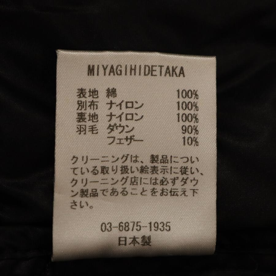 MIYAGIHIDETAKA ミヤギヒデタカ BANDANA DOWN JACKET バンダナ 再構築