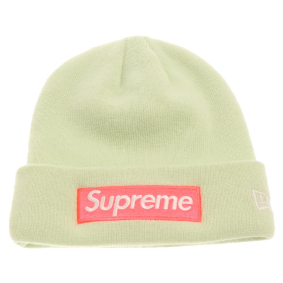 Supreme（シュプリーム） 17AW×NEWERA Box Logo Beanie Pale Lime