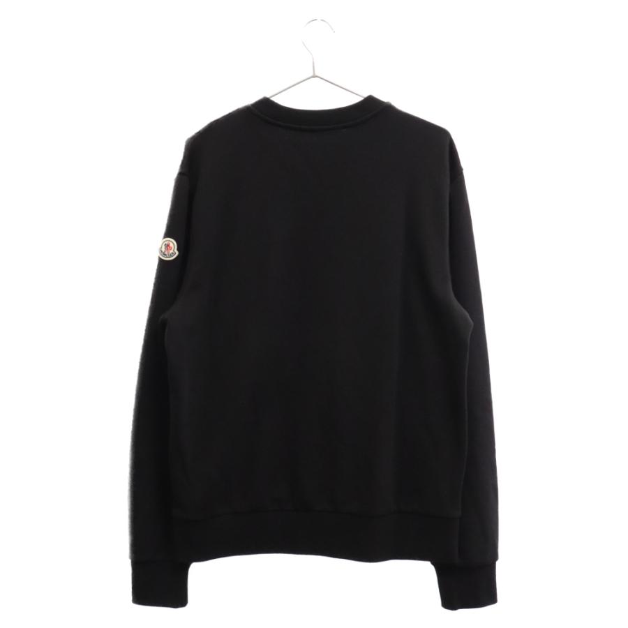モンクレール トレーナー　ブラックMAGLIAGIROCOLLO MONCLER モンクレール 20AW MAGLIA GIROCOLLO 長袖 スウェット