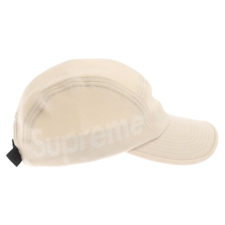 SUPREME シュプリーム 21SS Jacquard Pique Camp Cap ジャガードロゴ キャプ 帽子 ベージュ｜shopbring｜03