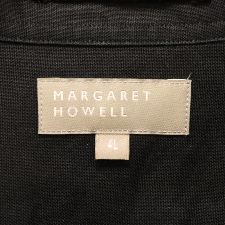 MARGARET HOWELL マーガレットハウエル コットン 長袖シャツブラック