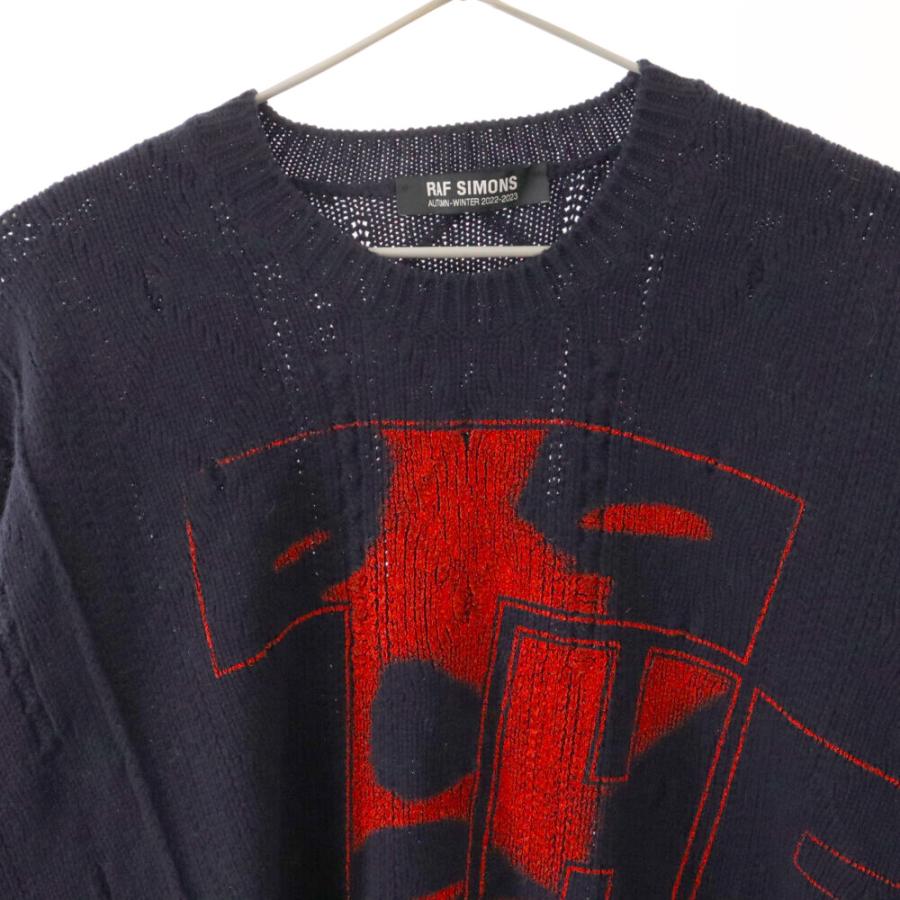 RAF SIMONS ラフシモンズ 22AW DETACHED ダメージ加工 ルーズ RAF SIMONS ラフシモンズ 22AW DETACHED ダメージ加工 ルーズ
