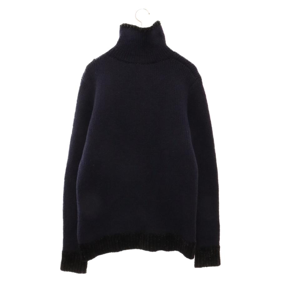 RAF SIMONS ラフシモンズ 22AW ハーフジップ ラメリブ RAF SIMONS ラフシモンズ 22AW ハーフジップ ラメリブ