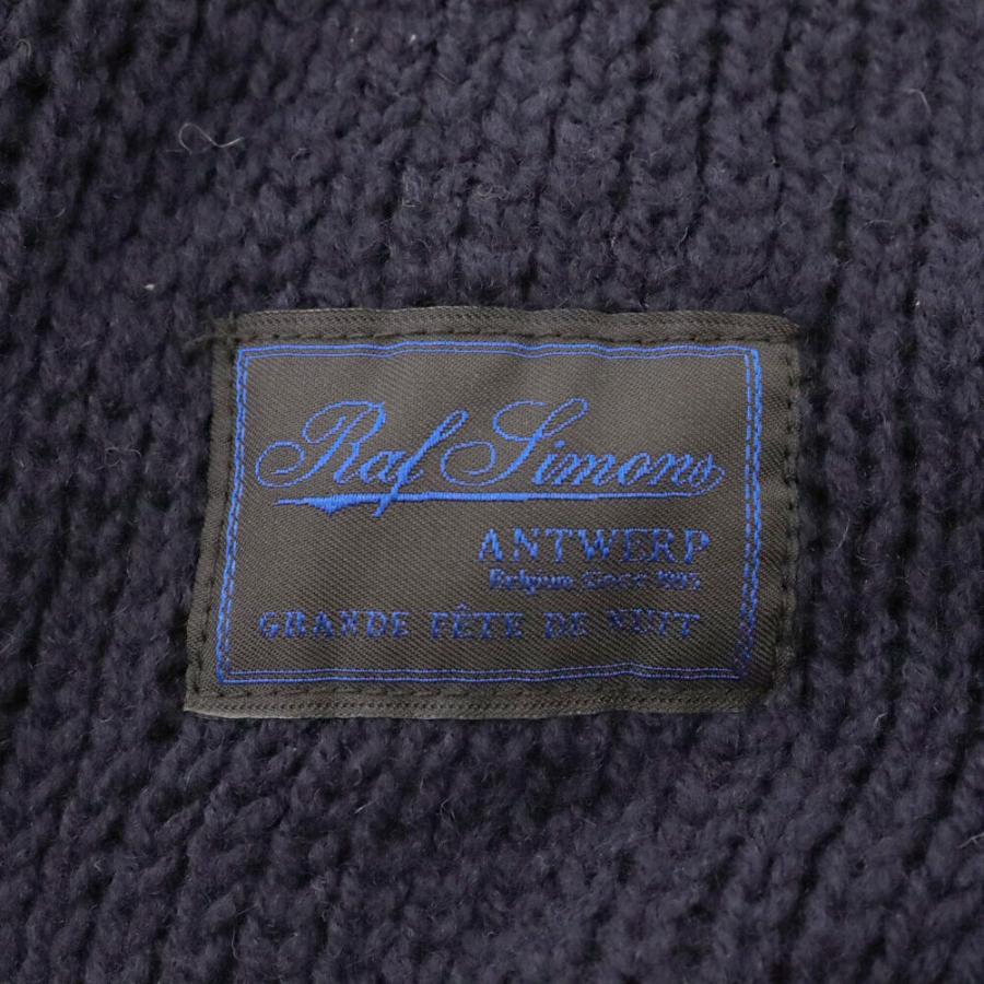 RAF SIMONS ラフシモンズ 22AW ハーフジップ ラメリブ RAF SIMONS ラフシモンズ 22AW ハーフジップ ラメリブ