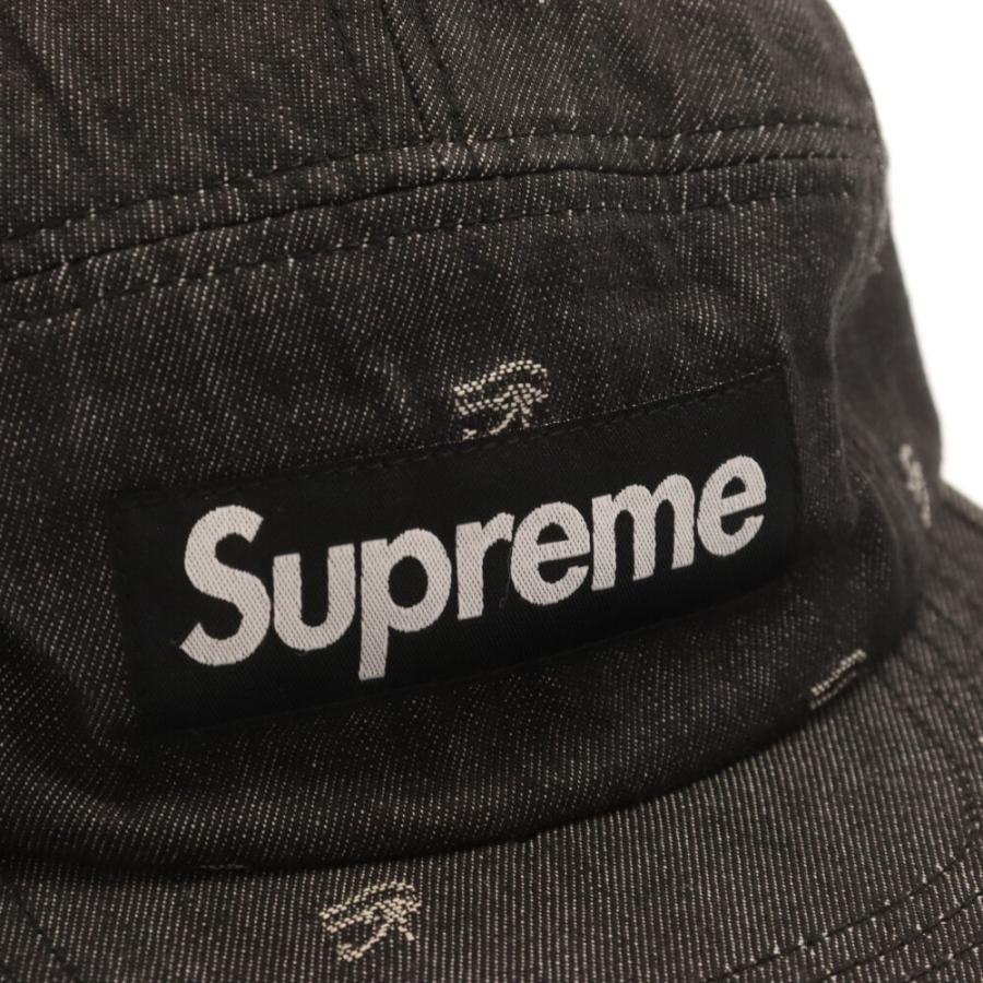 SUPREME シュプリーム 13AW Denim Eye Camp Cap デニム キャンプ キャップ 帽子 ブラック｜shopbring｜05