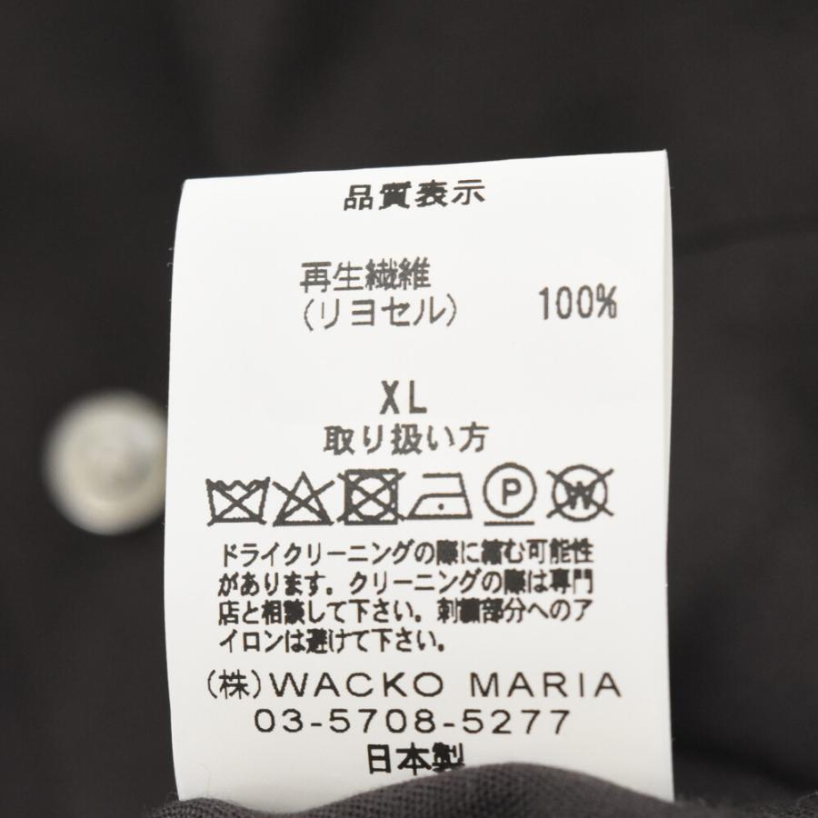 WACKO MARIA ワコマリア 20AW×TIM LEHI 50'S SHIRT L/S ティムリーハイ 袖刺繍 長袖シャツ ブラウン TIMLEHI-WM-OC04｜shopbring｜06