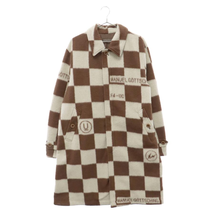 UNDERCOVER アンダーカバー 23AW×FRAGMENT チェッカーデザインフリース 
