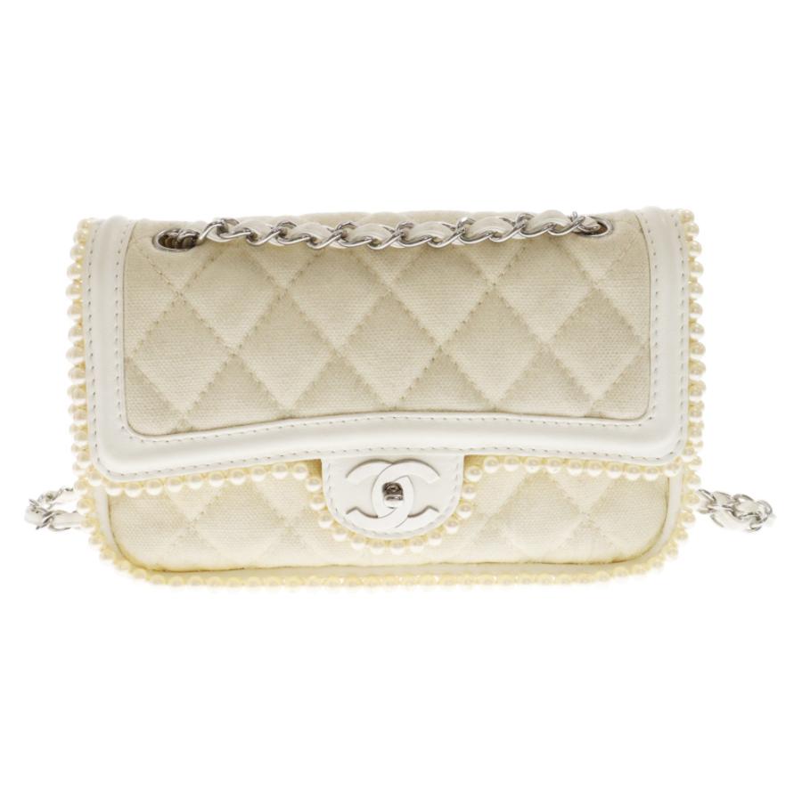 CHANEL シャネル パールアラウンドマトラッセ チェーンショルダー