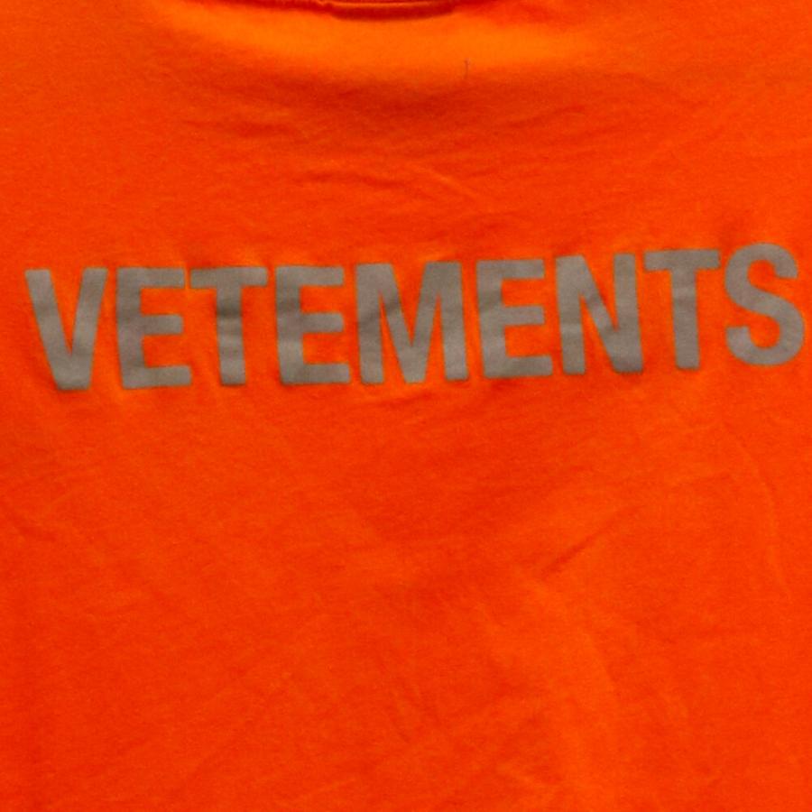 VETEMENTS ヴェトモン 18SS Staff Reflector Tee リフレクタープリント  