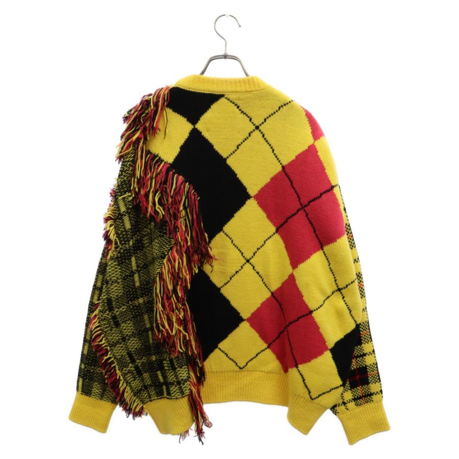 KIDILL（キディル） × rurumu Destroy Argyle Tartan Pullover Knit 