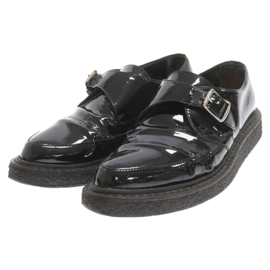 SAINT LAURENT PARIS サンローランパリ ラバーソール クリーパーレザー エナメル ローカットシューズ レザーシューズ ブラック 362271 42 SAINT LAURENT PARIS サンローランパリ ラバーソール クリーパーレザー
