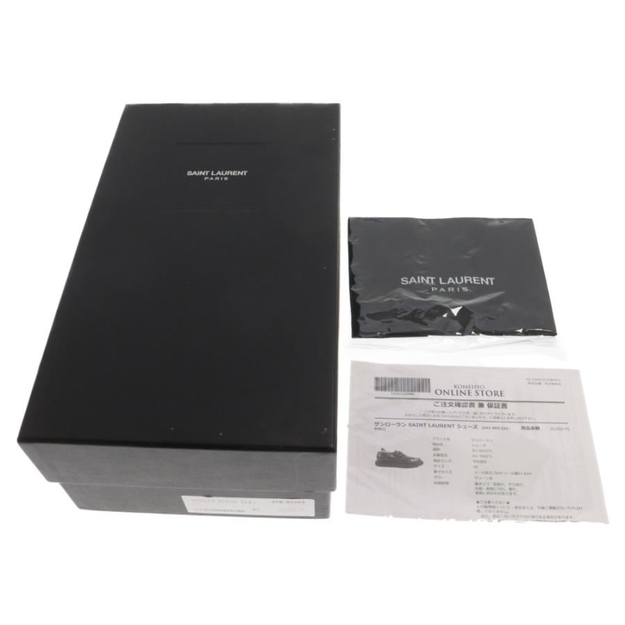 SAINT LAURENT PARIS サンローランパリ ラバーソール クリーパーレザー