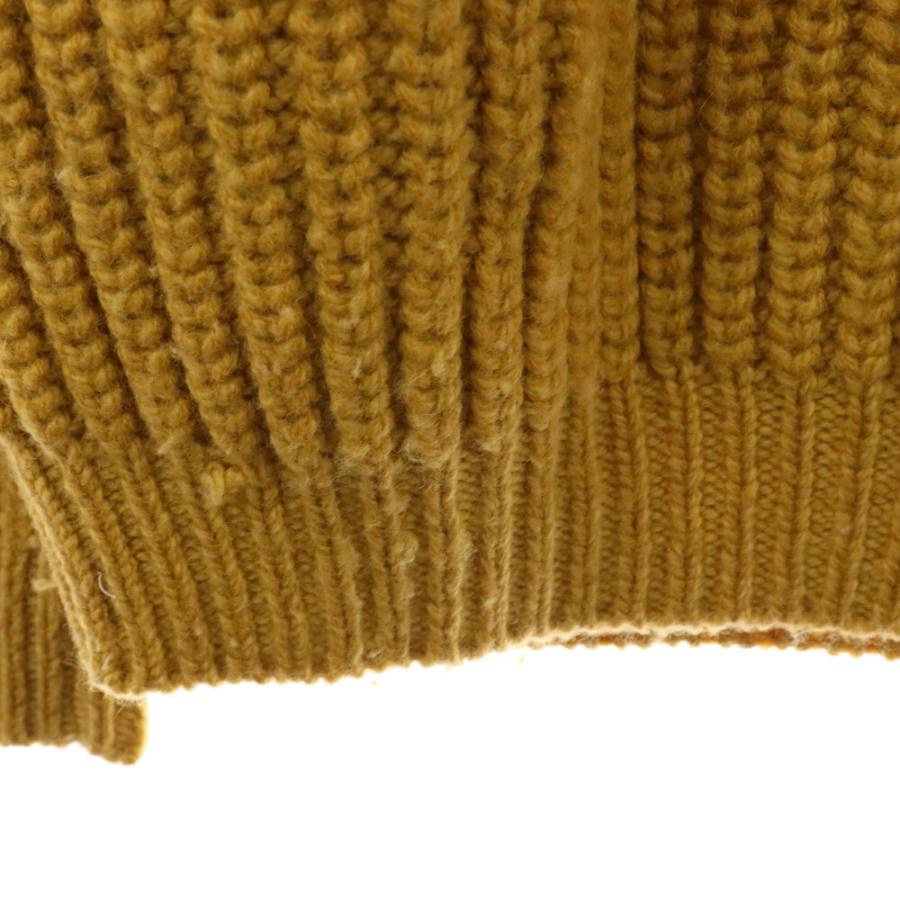 MARNI（マルニ） WOVEN SWEATER ラグランニット セーター イエロー
