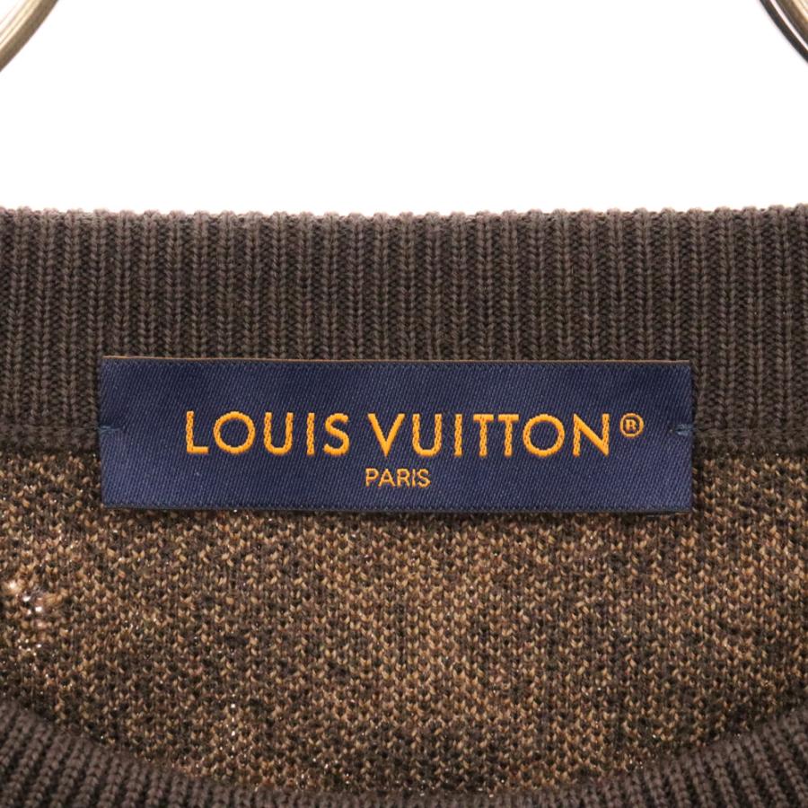 LOUIS VUITTON ルイヴィトン 23AW モノグラム 総柄クルーネック LOUIS VUITTON ルイヴィトン 23AW モノグラム 総柄クルーネック