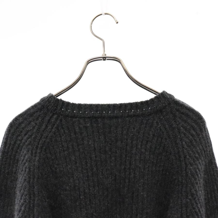 ACNE（アクネ） ニット 切替え クルーネック セーター グレー/ネイビー 