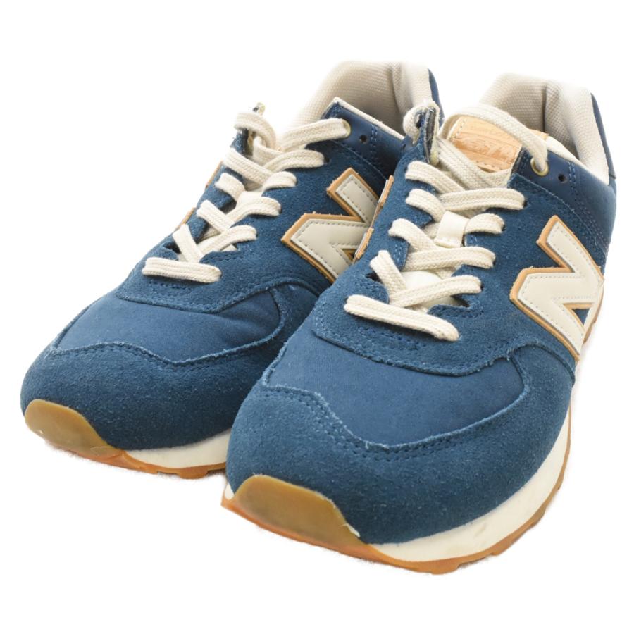 New Balance ニューバランス スエード ローカットスニーカー ブルー US10.5/28.5cm ML574OUB｜shopbring｜03