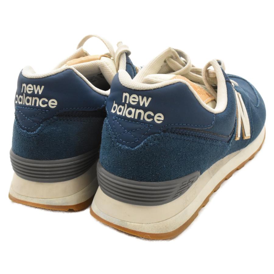 New Balance ニューバランス スエード ローカットスニーカー ブルー US10.5/28.5cm ML574OUB｜shopbring｜04