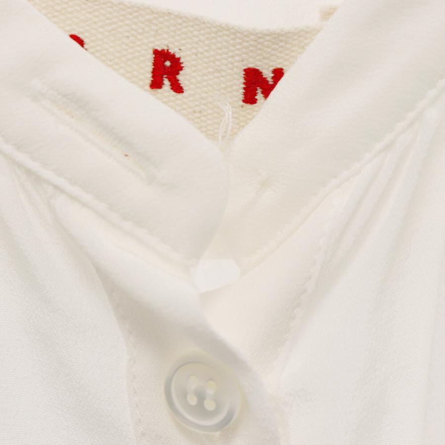 MARNI（マルニ） 23SS White Silk Long Sleeved Shirt シルク ロング