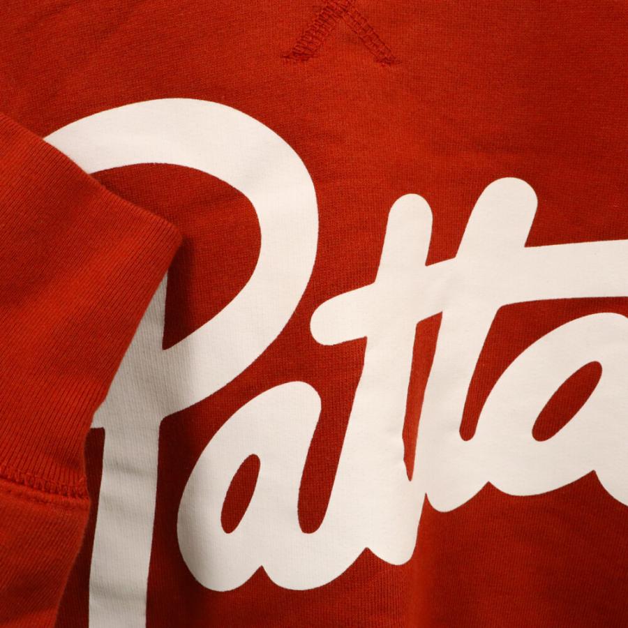 Patta パタ ロゴプリント スウェットトレーナー テラコッタ｜shopbring｜05