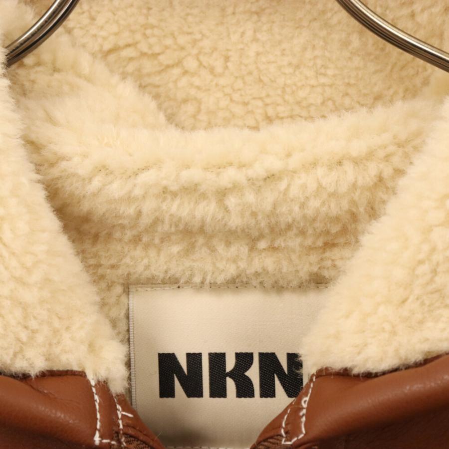 NKNIT ンニット 23AW Vegan Mouton Hooded Zip Jacket NKNIT ンニット 23AW Vegan Mouton Hooded Zip Jacket