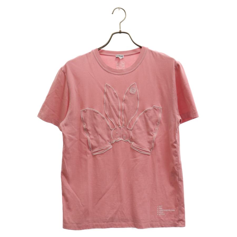 LOEWE ロエベ 干支モチーフ バニー刺繍 半袖Tシャツ カットソー LOEWE ロエベ 干支モチーフ バニー刺繍 半袖Tシャツ カットソー