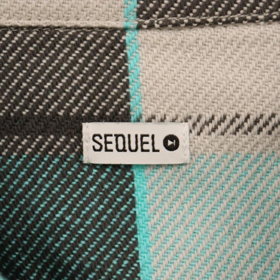 SEQUEL シークエル 22AW LINE CHECK SHIRT ラインチェックシャツ 