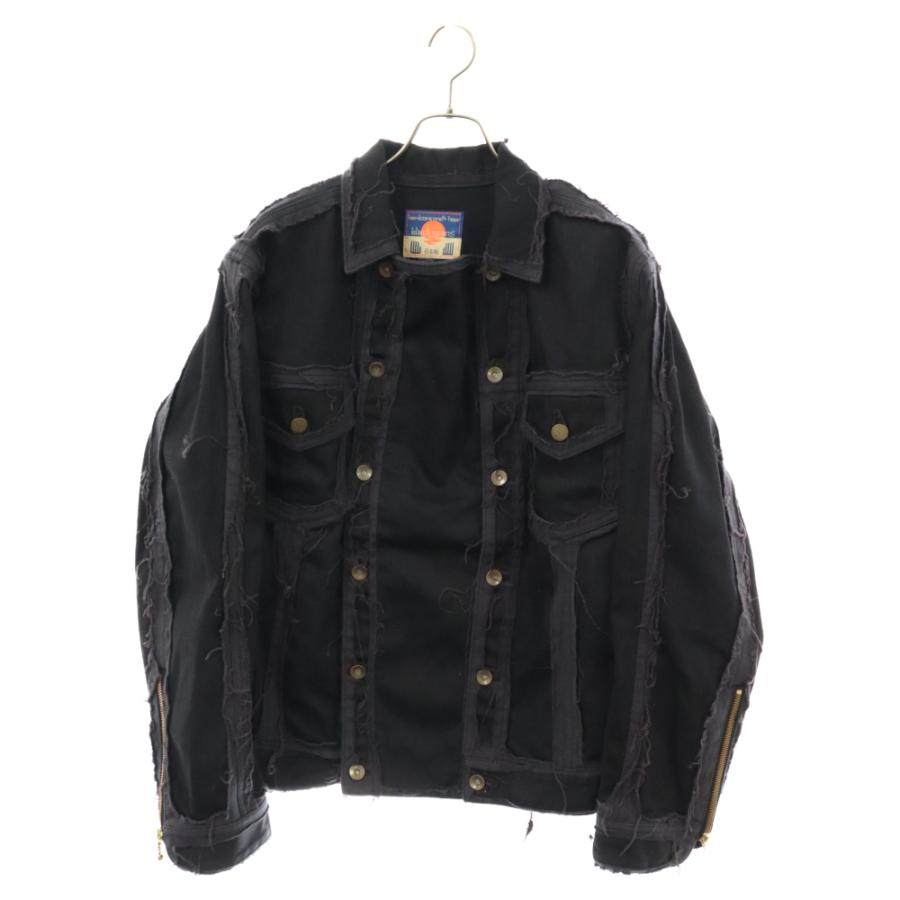 BLACK MEANS ブラックミーンズ 23AW Boro Tracker Jacket ボロ カット 