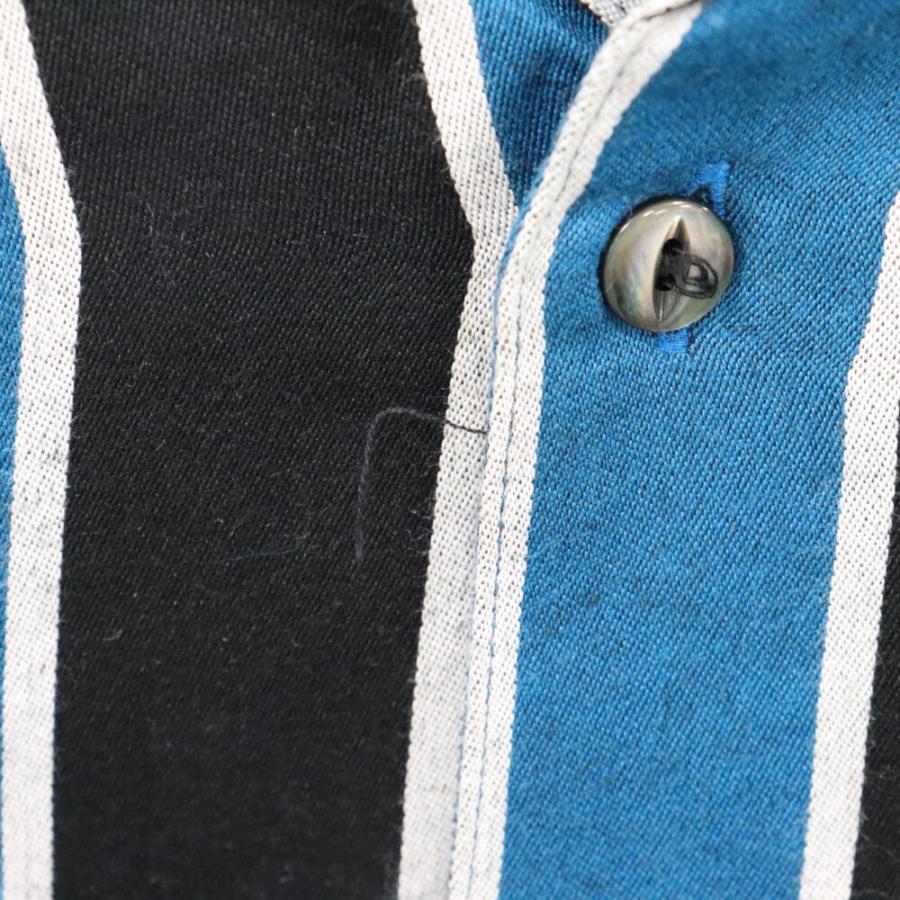 SHAREEF シャリーフ 17AW STRIPE PAJAMA SHIRTS バックボタンデザイン  