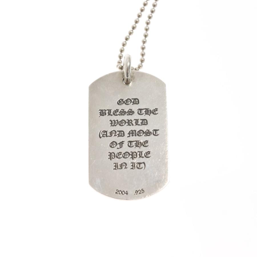 CHROME HEARTS クロムハーツ D/TAG LRG GOD BLESS THE WORLD CHROME HEARTS クロムハーツ D/TAG LRG GOD BLESS THE WORLD