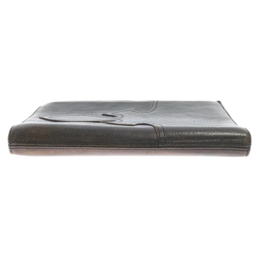 CHROME HEARTS クロムハーツ クロスパッチ付きチ レザー ブックカバー  