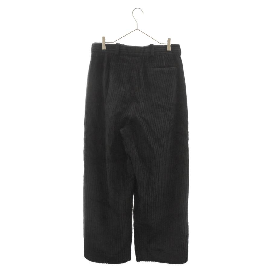 BLESS ブレス コーデュロイ 2タック ワイドパンツ ブラック : BRING