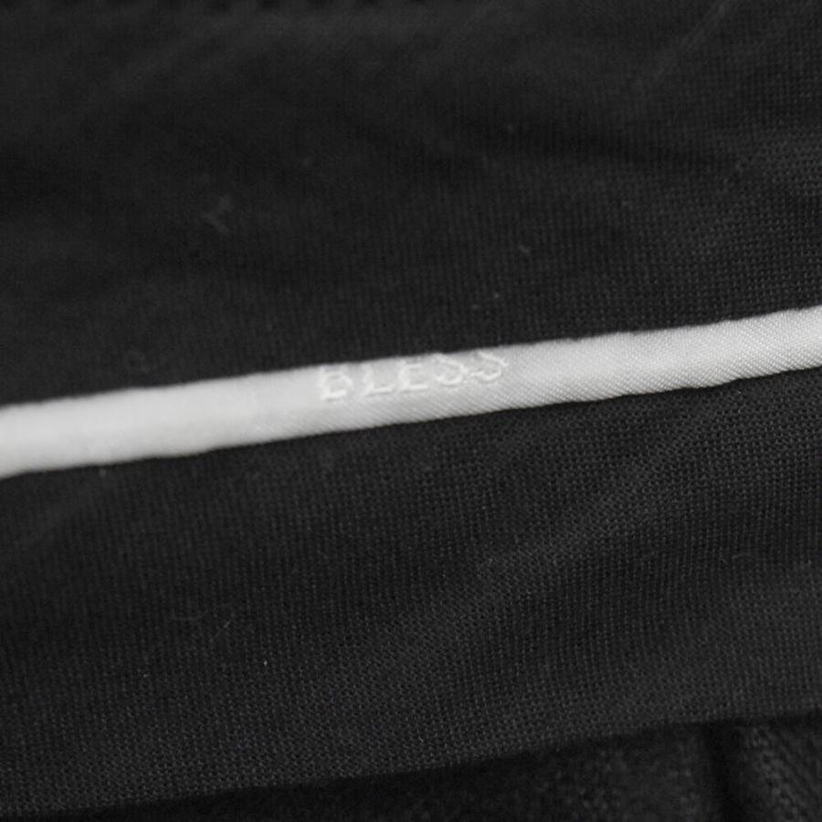 BLESS（ブレス） コーデュロイ 2タック ワイドパンツ ブラック : BRING