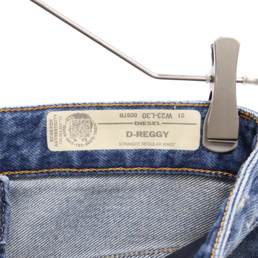 DIESEL ディーゼル D-REGGY ダメージ加工 ストレートデニム DIESEL ディーゼル D-REGGY ダメージ加工 ストレートデニム