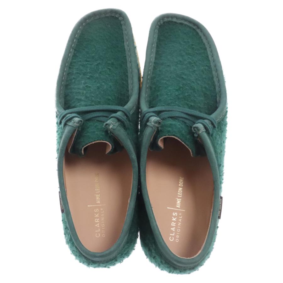 Clarks クラークス × AIME LEON DORE WALLABEE × エレ レオン ドレ ワラビー ローカットシューズ グリーン 60990｜shopbring｜05