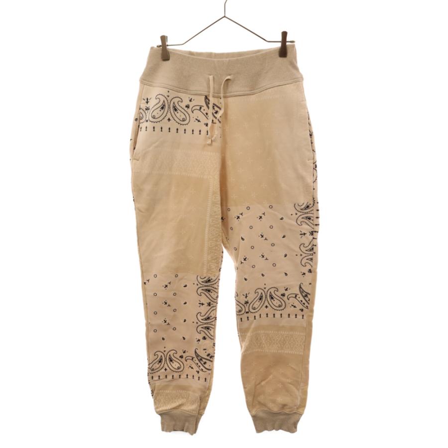 KAPITAL キャピタル 裏毛 バンダナ柄 スウェットリブパンツ KAPITAL キャピタル 裏毛 バンダナ柄 スウェットリブパンツ