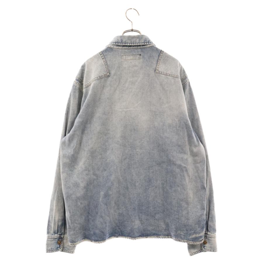 22AW デニムオーバーシャツ インディゴ RM222Q NT0 HNS46W LOUIS VUITTON（ルイ・ヴィトン） 22AW デニムオーバーシャツ