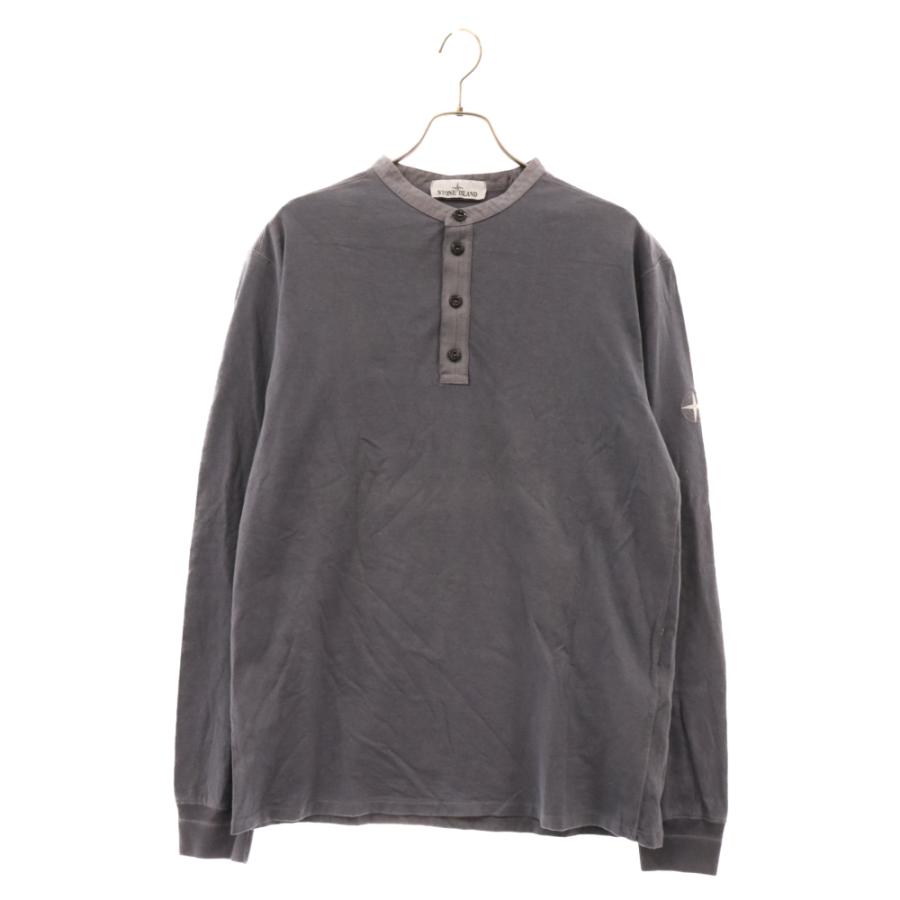 STONE ISLAND ストーンアイランド ヘンリーネック コットン STONE ISLAND ストーンアイランド ヘンリーネック コットン