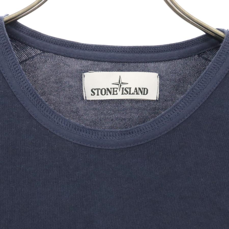 STONE ISLAND（ストーン アイランド） ロゴ刺繍 コットンカシミヤ 