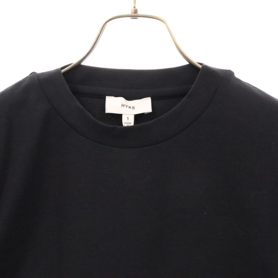 HYKE ハイク L/S Tee ボンディング クルーネックスウェットトレーナー 