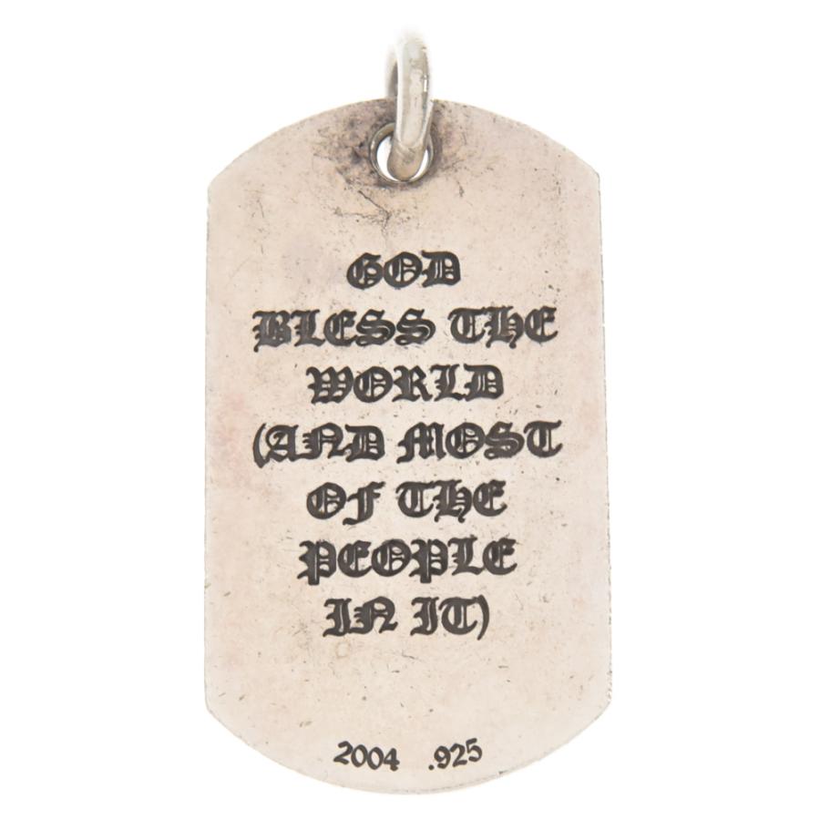 CHROME HEARTS（クロムハーツ） D/TAG LRG GOD BLESS THE WORLD ラージ