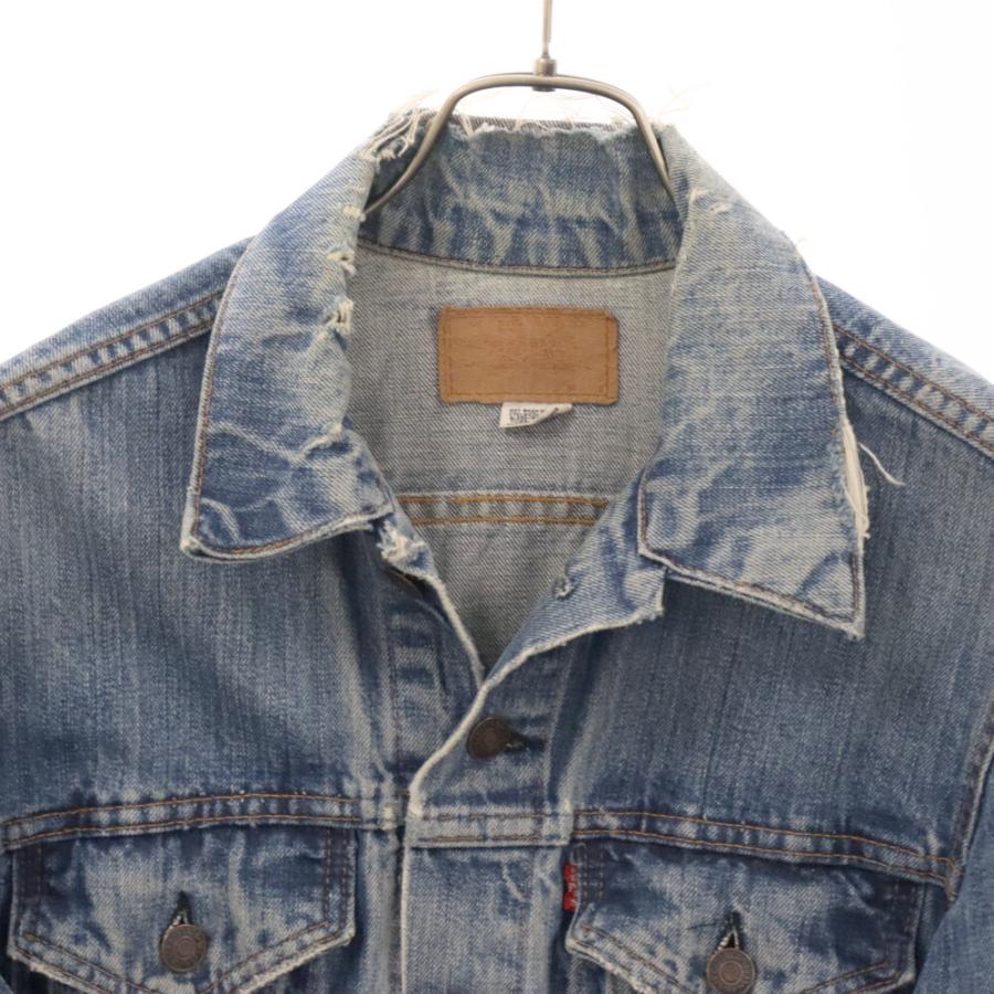 Levi's（リーバイス） 70S VINTAGE 70505 4th フォース BIGE 不均等V