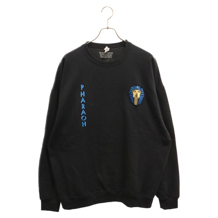 WACKO MARIA ワコマリア 24SS TYPE-2 ロゴ刺繍 ファラオ クルー WACKO MARIA ワコマリア 24SS TYPE-2 ロゴ刺繍 ファラオ クルー
