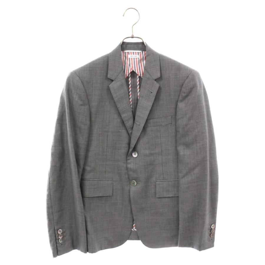 THOM BROWNE トムブラウン トリコロール 段織り3B テーラード