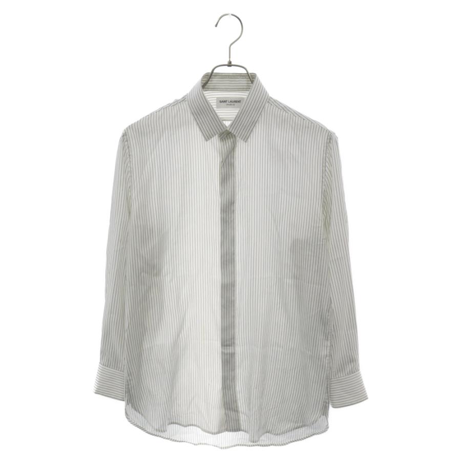 サンローランパリ比翼シャツ