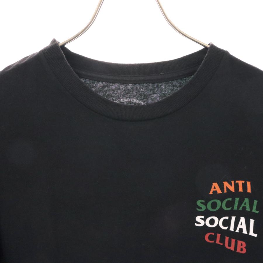 ANTI SOCIAL SOCIAL CLUB アンチソーシャルソーシャルクラブ ロゴプリント 半袖Tシャツ カットソー ブラック｜shopbring｜04