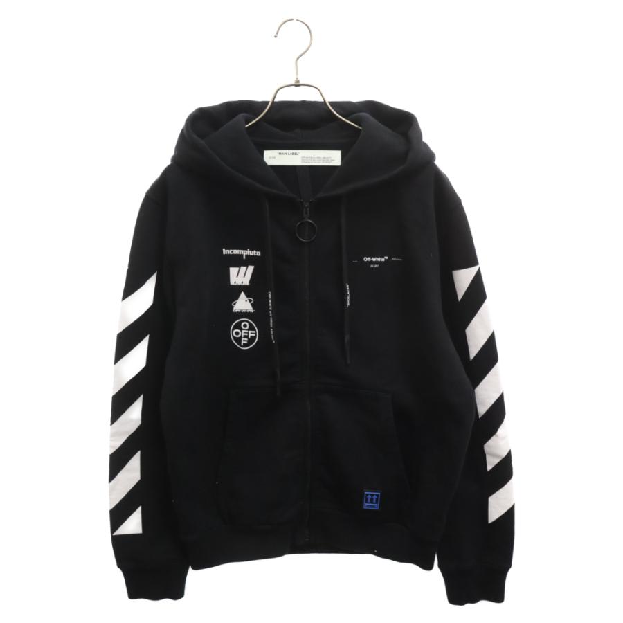 OFF-WHITE オフホワイト 19AW MARIANA SLIM ZIPPED HOODIE マリアナ 