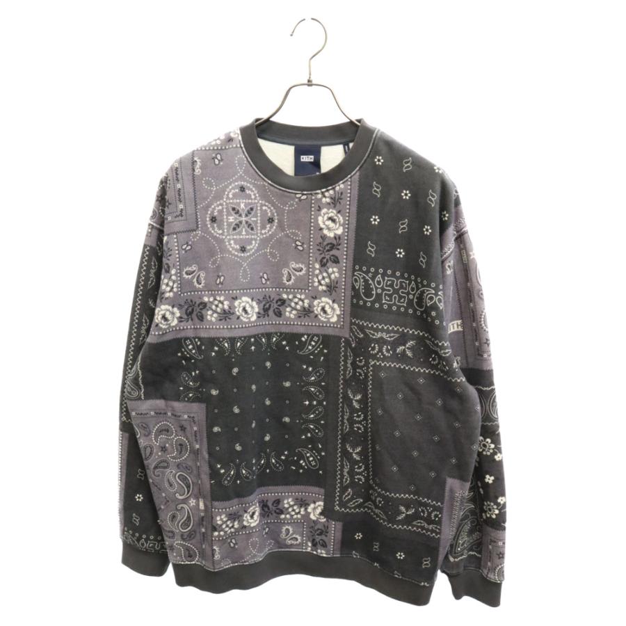 KITH キス 21SS Deconstructed Bandana Crewneck バンダナ KITH キス 21SS Deconstructed Bandana Crewneck バンダナ